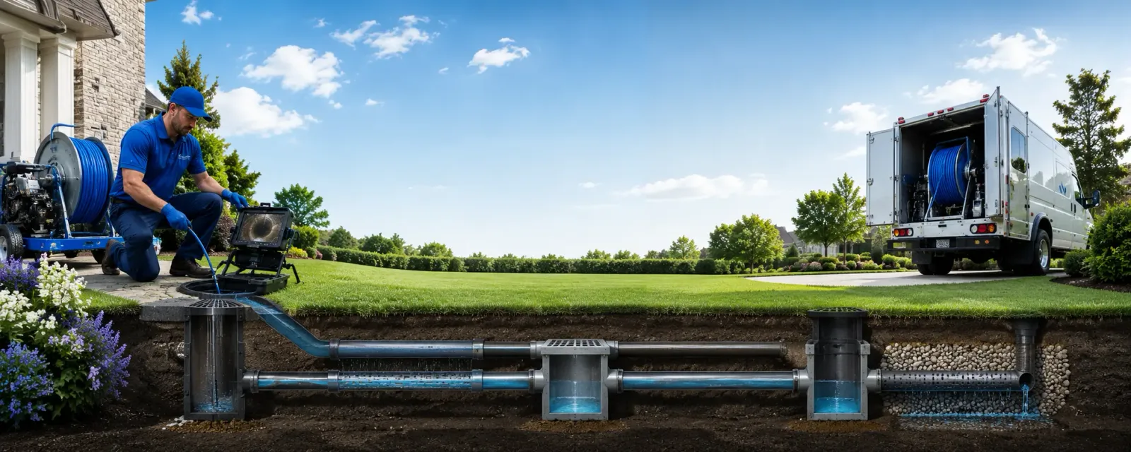 Outdoor drain cleaning information for Ferris, IL